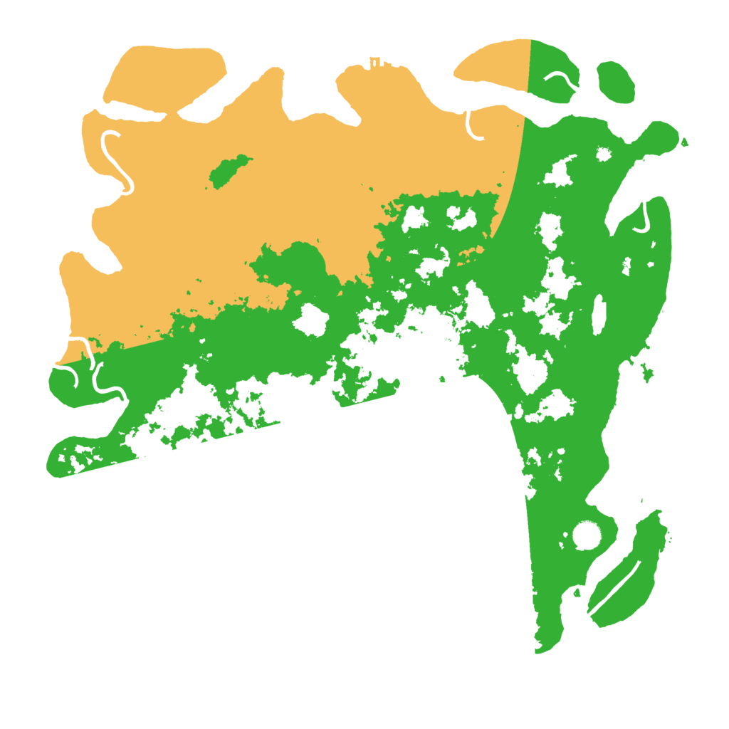 Biome Rust Map: Procedural Map, Size: 4500, Seed: 21354652