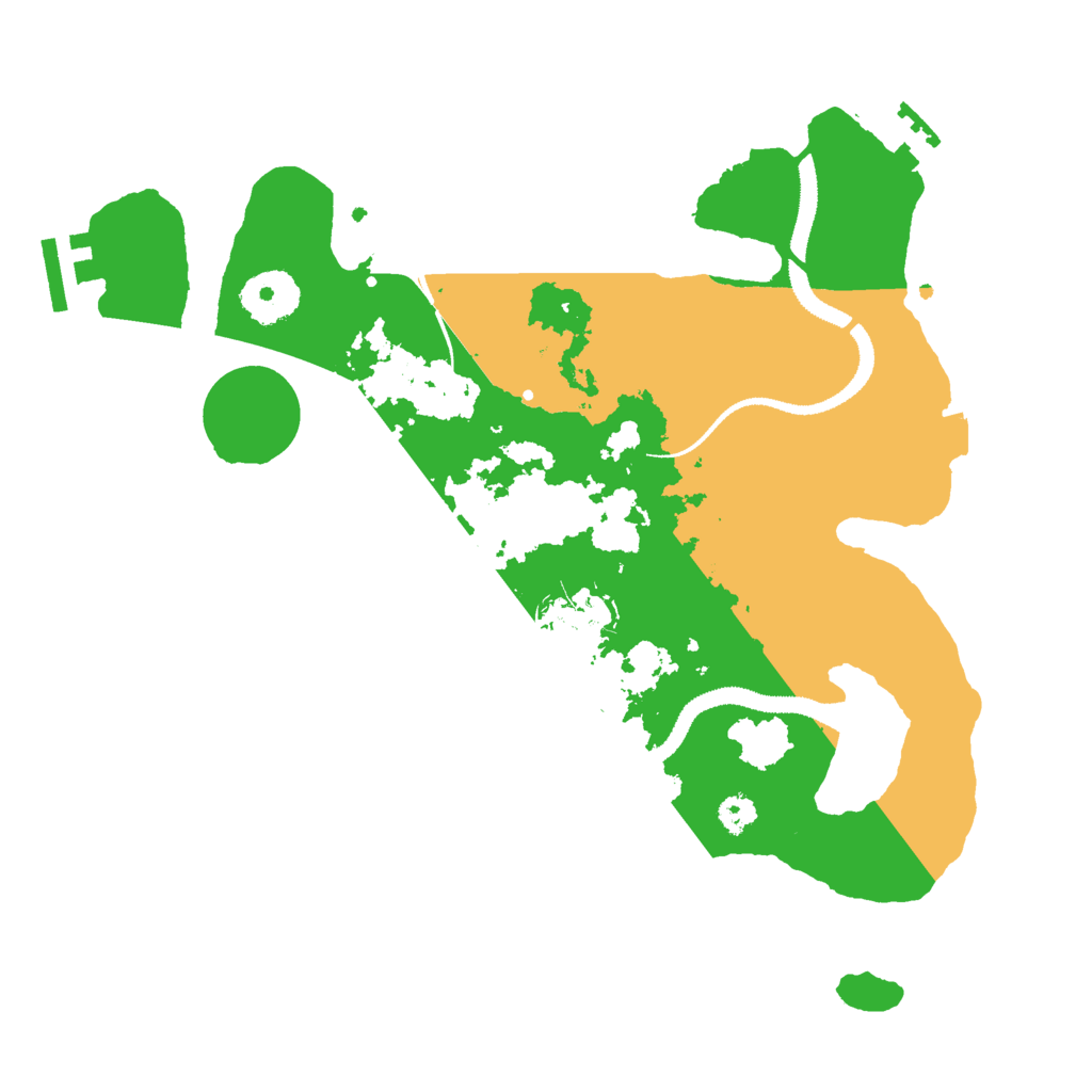 Biome Rust Map: Procedural Map, Size: 3000, Seed: 12255