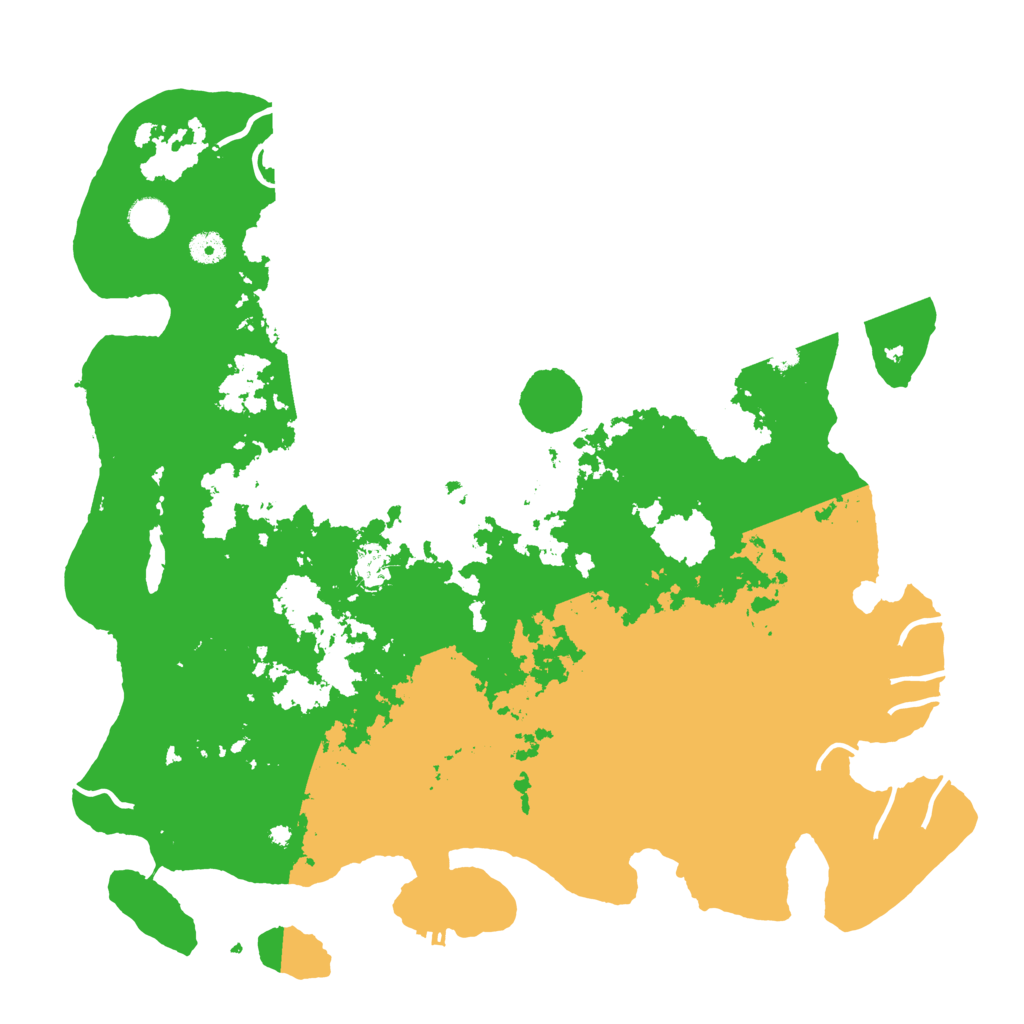 Biome Rust Map: Procedural Map, Size: 4500, Seed: 219790778