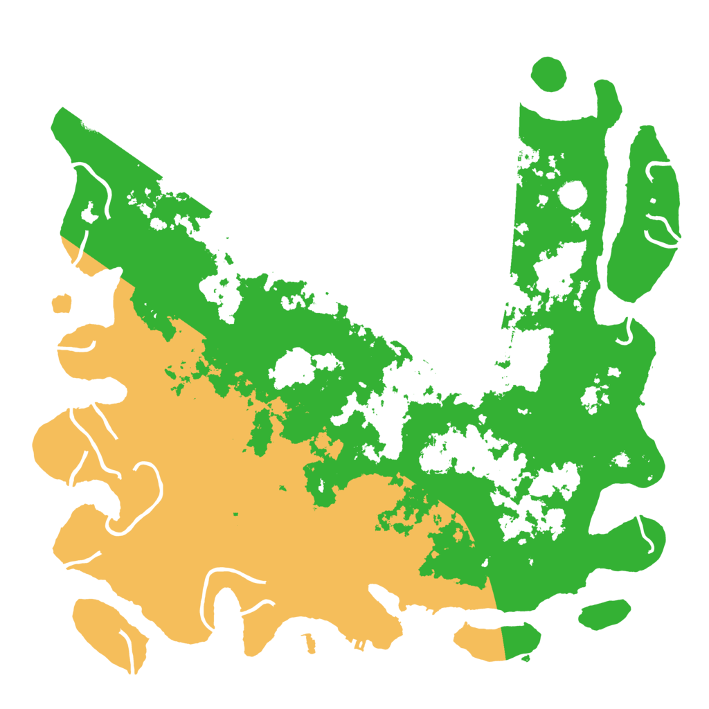 Biome Rust Map: Procedural Map, Size: 4500, Seed: 6073432
