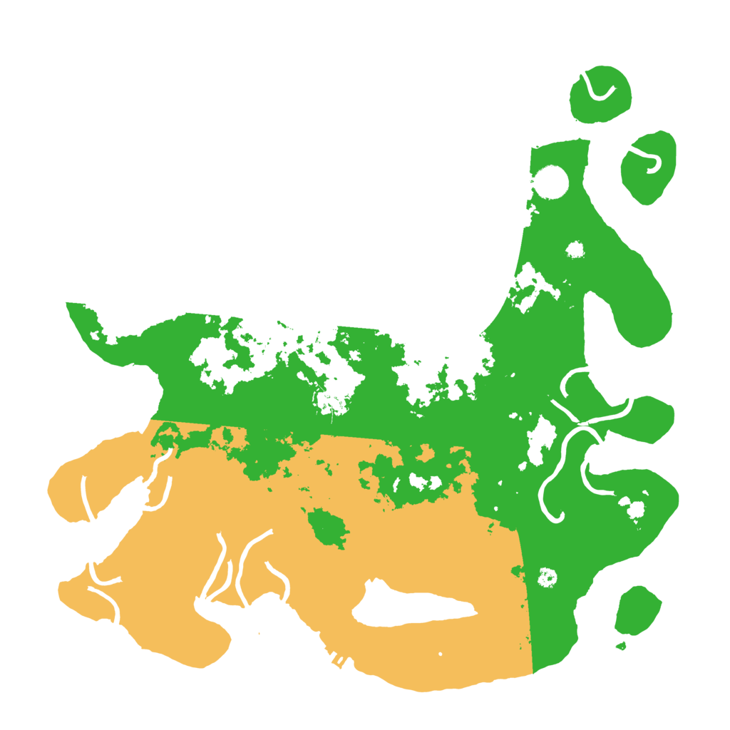 Biome Rust Map: Procedural Map, Size: 3850, Seed: 405932878