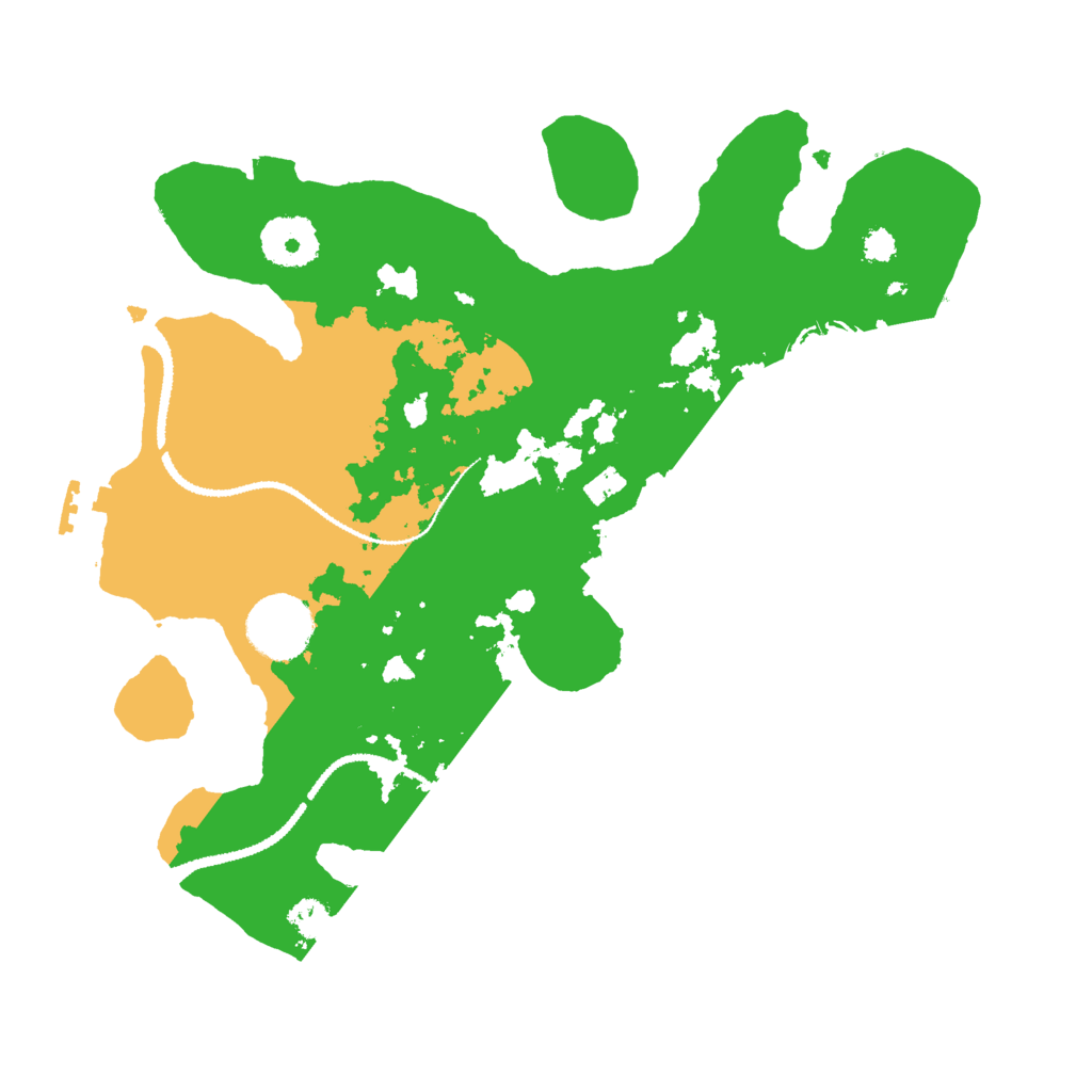 Biome Rust Map: Procedural Map, Size: 3000, Seed: 24121