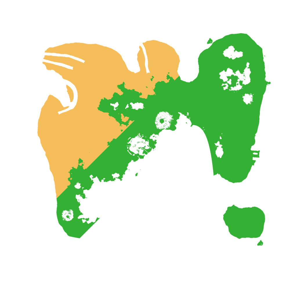 Biome Rust Map: Procedural Map, Size: 2600, Seed: 1879008140