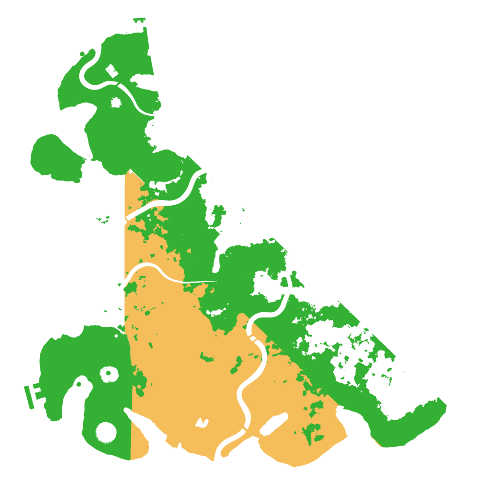 Biome Rust Map: Procedural Map, Size: 4250, Seed: 896135