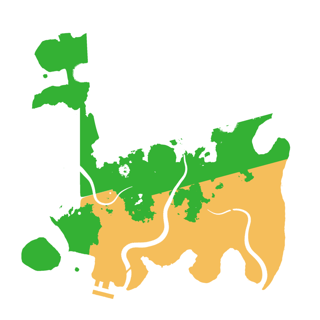 Biome Rust Map: Procedural Map, Size: 3000, Seed: 189994