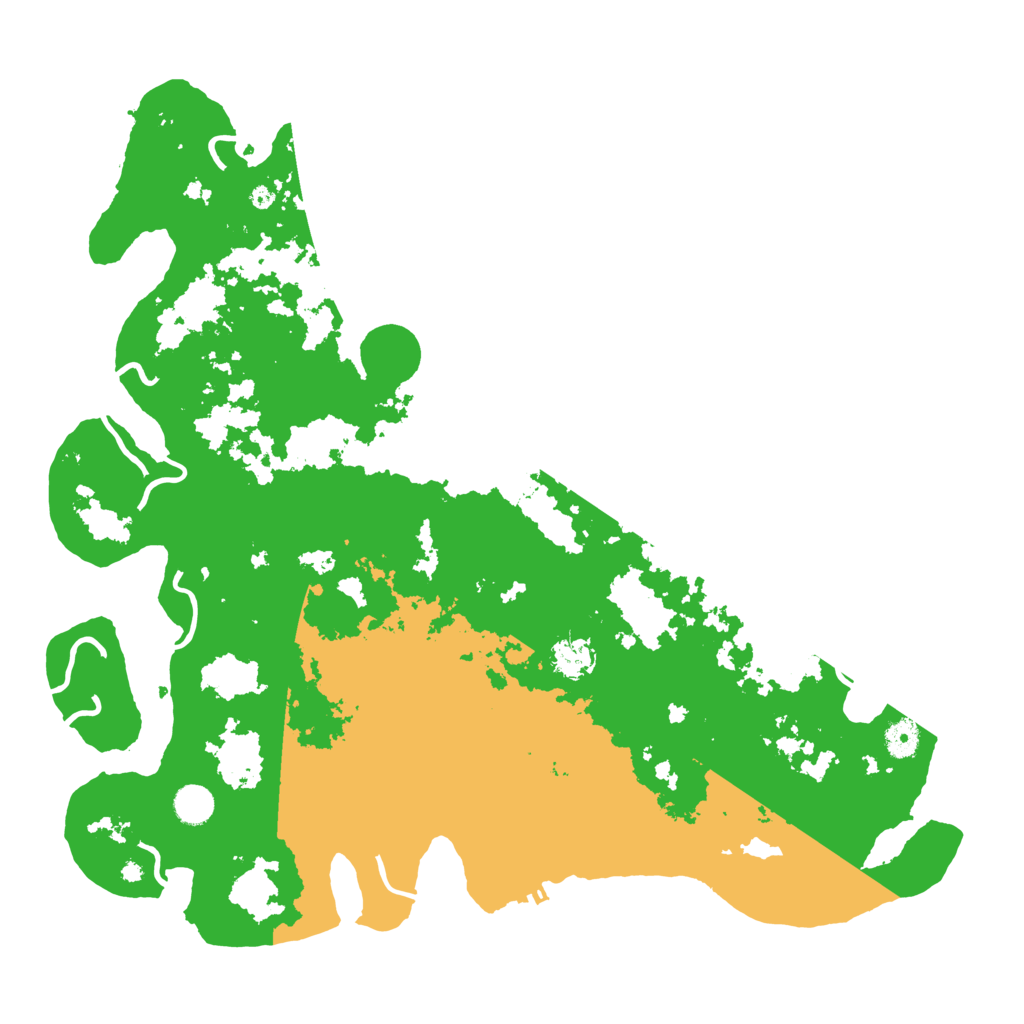 Biome Rust Map: Procedural Map, Size: 4500, Seed: 37079137