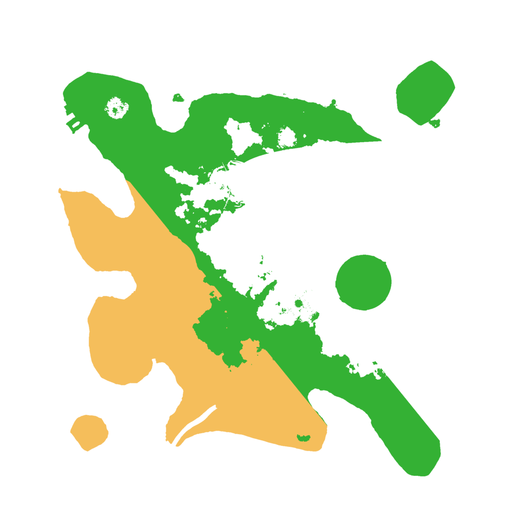 Biome Rust Map: Procedural Map, Size: 2500, Seed: 985415833