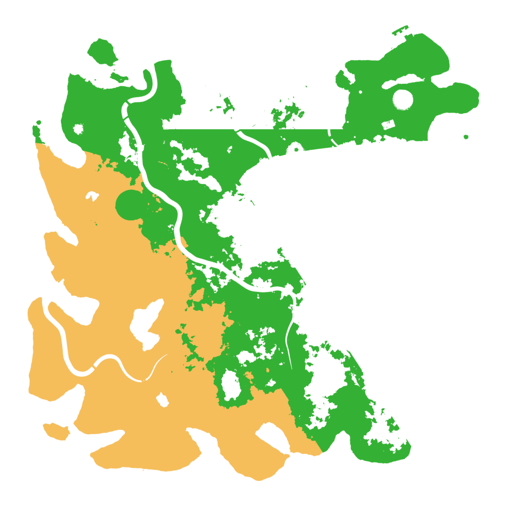 Biome Rust Map: Procedural Map, Size: 4500, Seed: 61905154