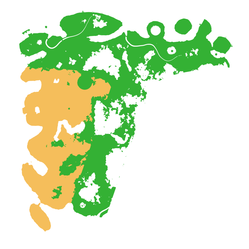 Biome Rust Map: Procedural Map, Size: 4500, Seed: 2016