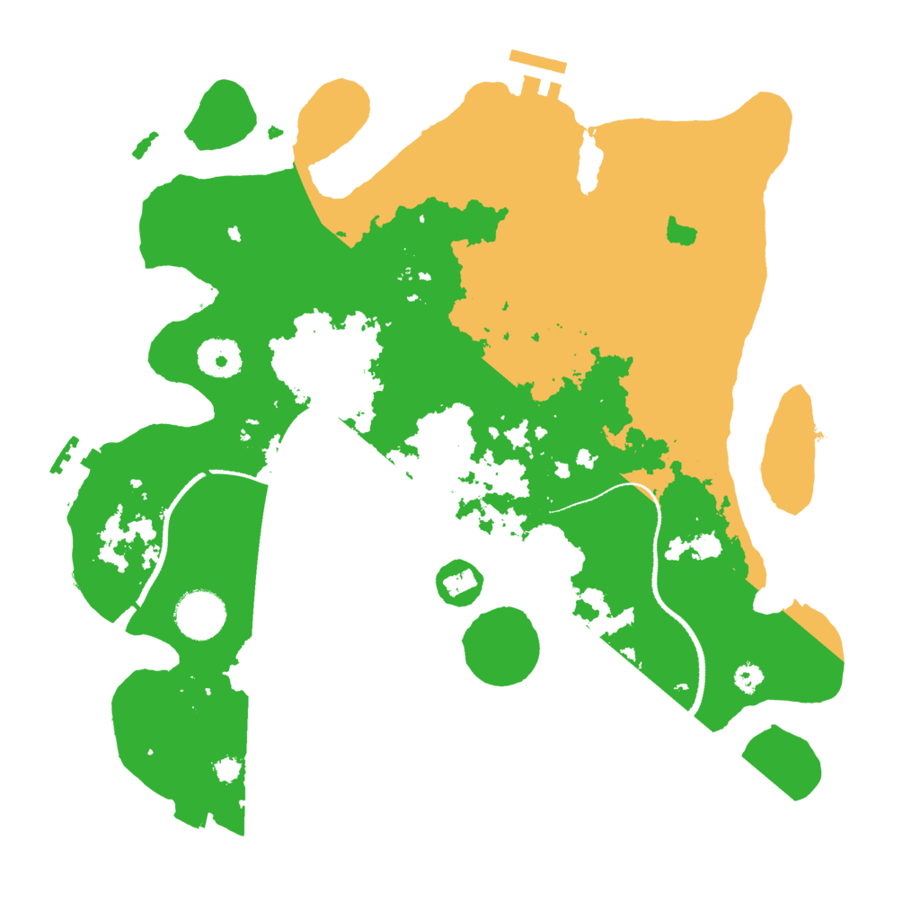 Biome Rust Map: Procedural Map, Size: 3250, Seed: 1808228844