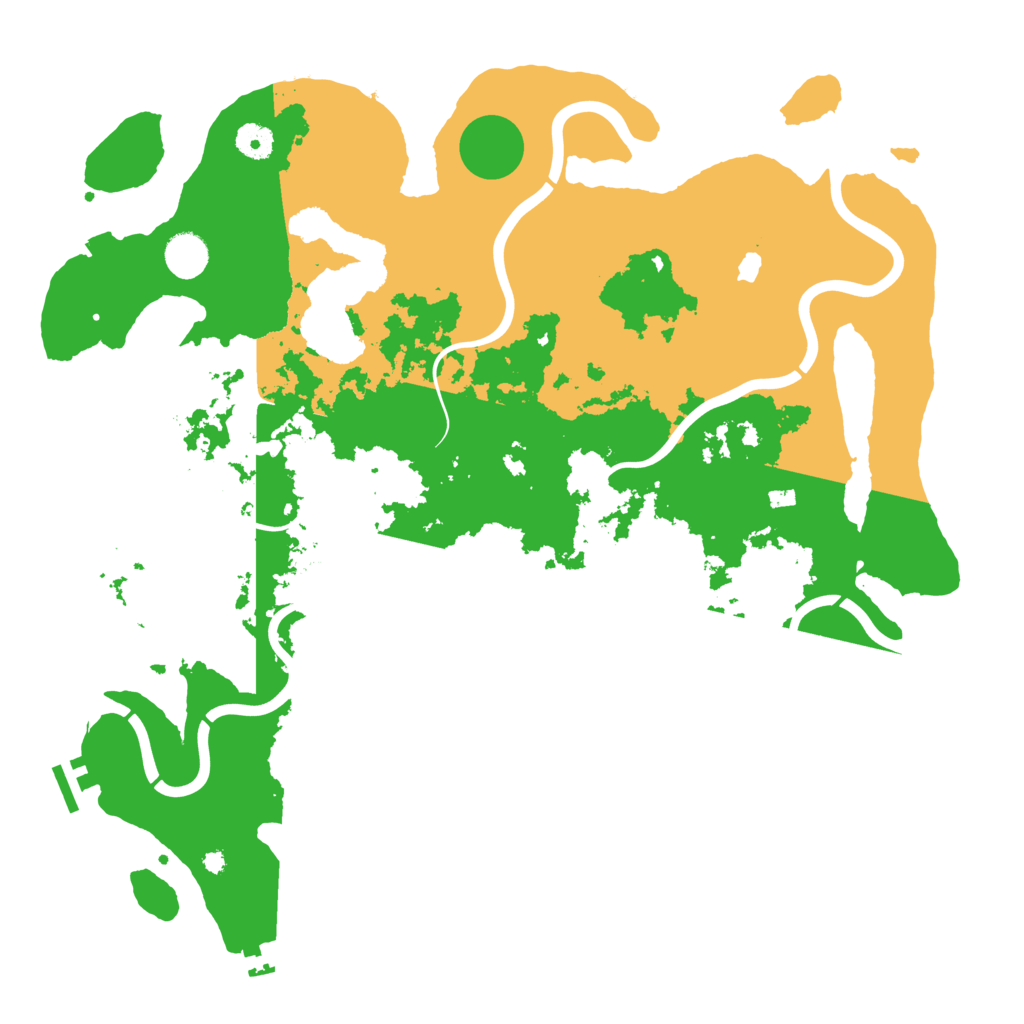 Biome Rust Map: Procedural Map, Size: 4200, Seed: 31004591