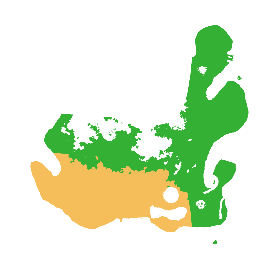 Biome Rust Map: Procedural Map, Size: 3000, Seed: 136667