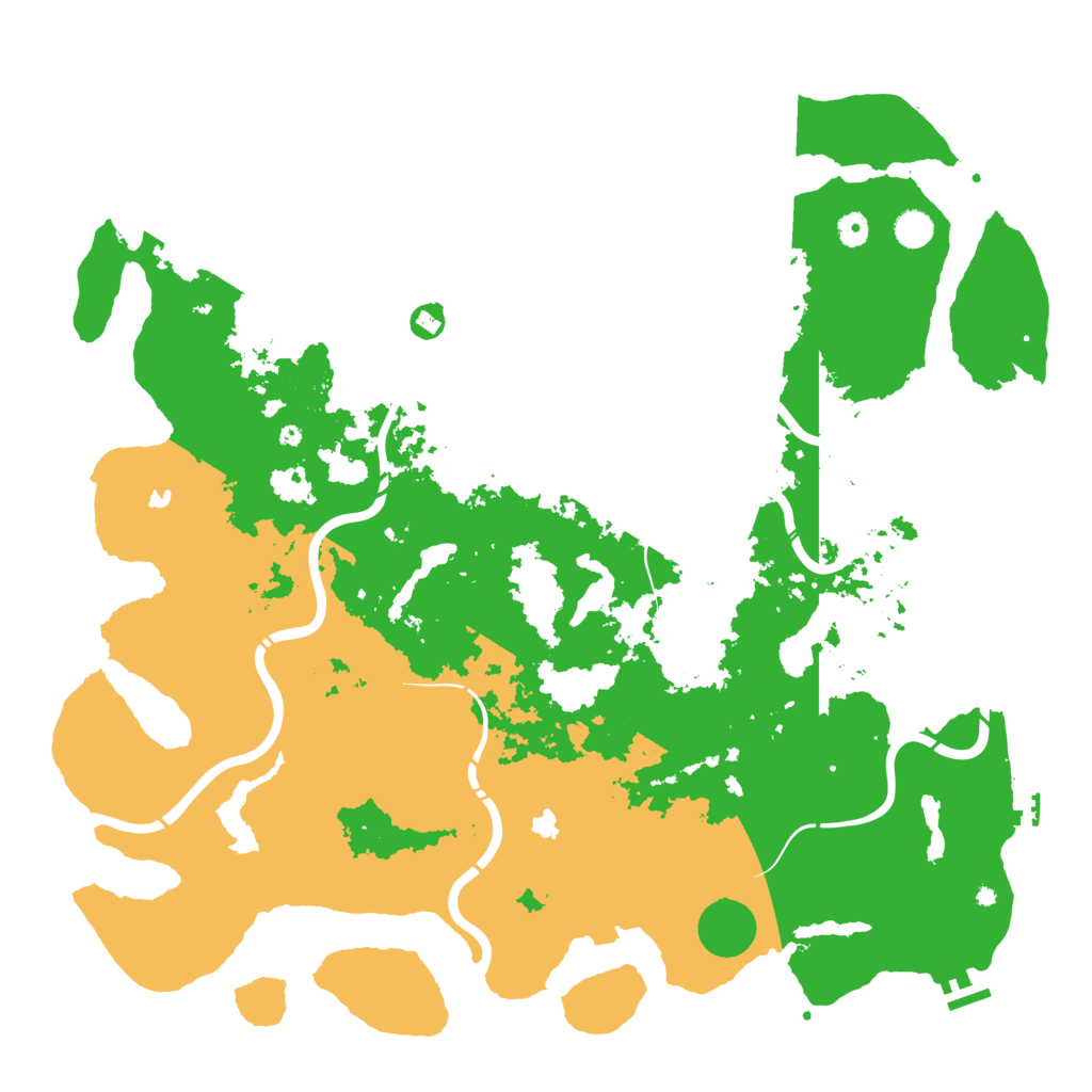 Biome Rust Map: Procedural Map, Size: 5000, Seed: 1584