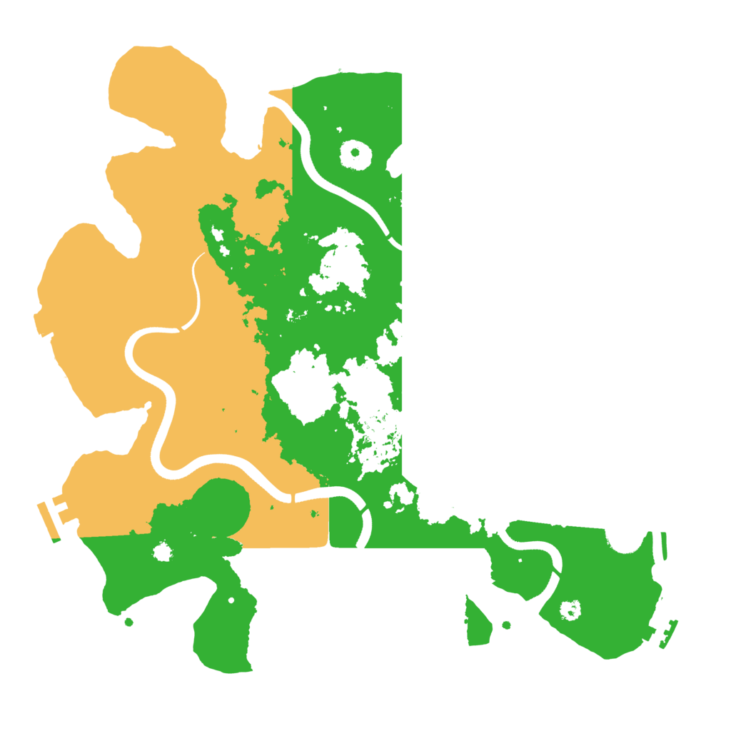 Biome Rust Map: Procedural Map, Size: 3500, Seed: 1749722132