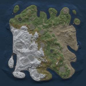 Thumbnail Rust Map: Procedural Map, Size: 3750, Seed: 1611824312, 20 Monuments