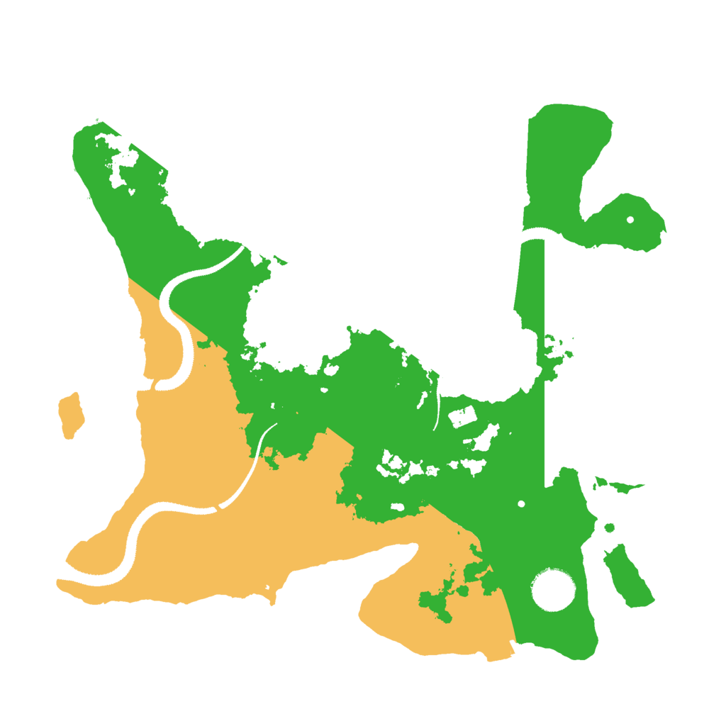 Biome Rust Map: Procedural Map, Size: 3000, Seed: 2069446908
