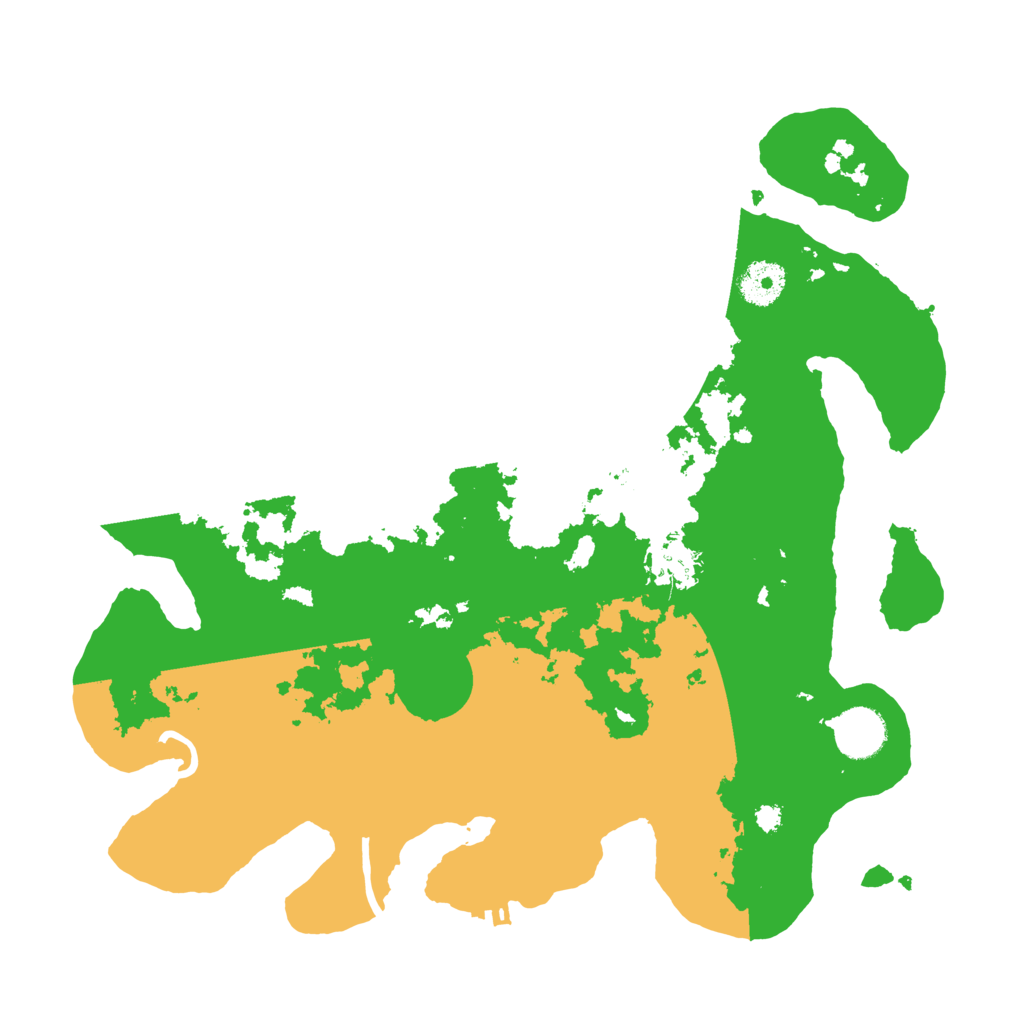 Biome Rust Map: Procedural Map, Size: 3500, Seed: 430637911