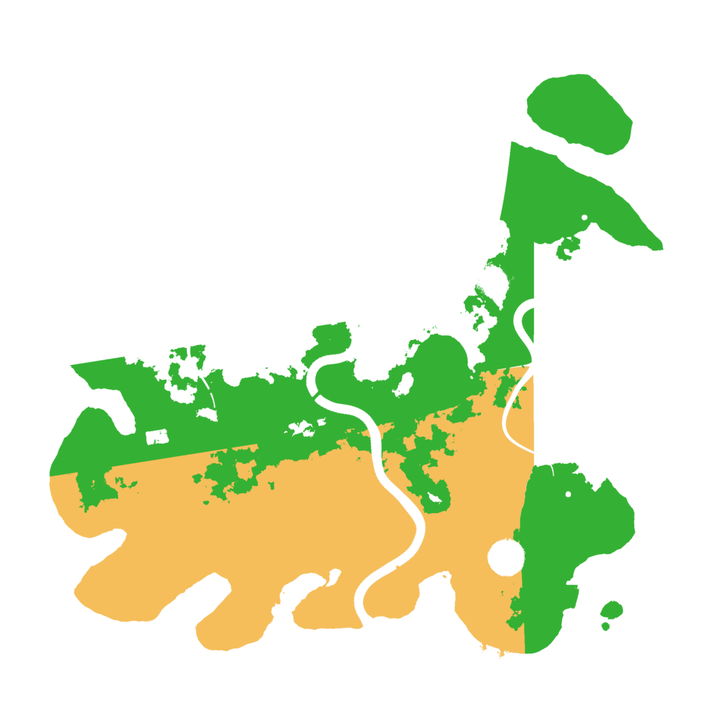 Biome Rust Map: Procedural Map, Size: 3500, Seed: 430637911
