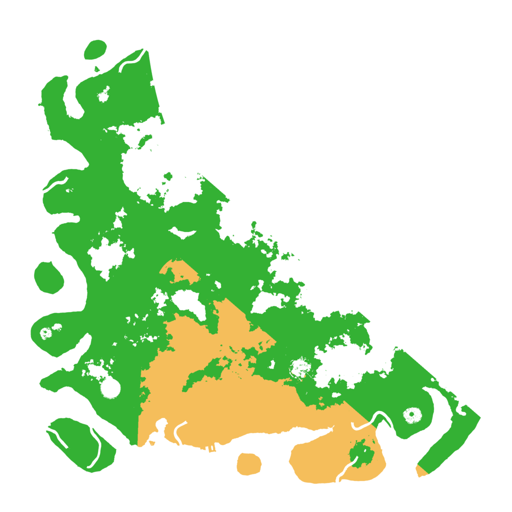 Biome Rust Map: Procedural Map, Size: 4500, Seed: 1146397726