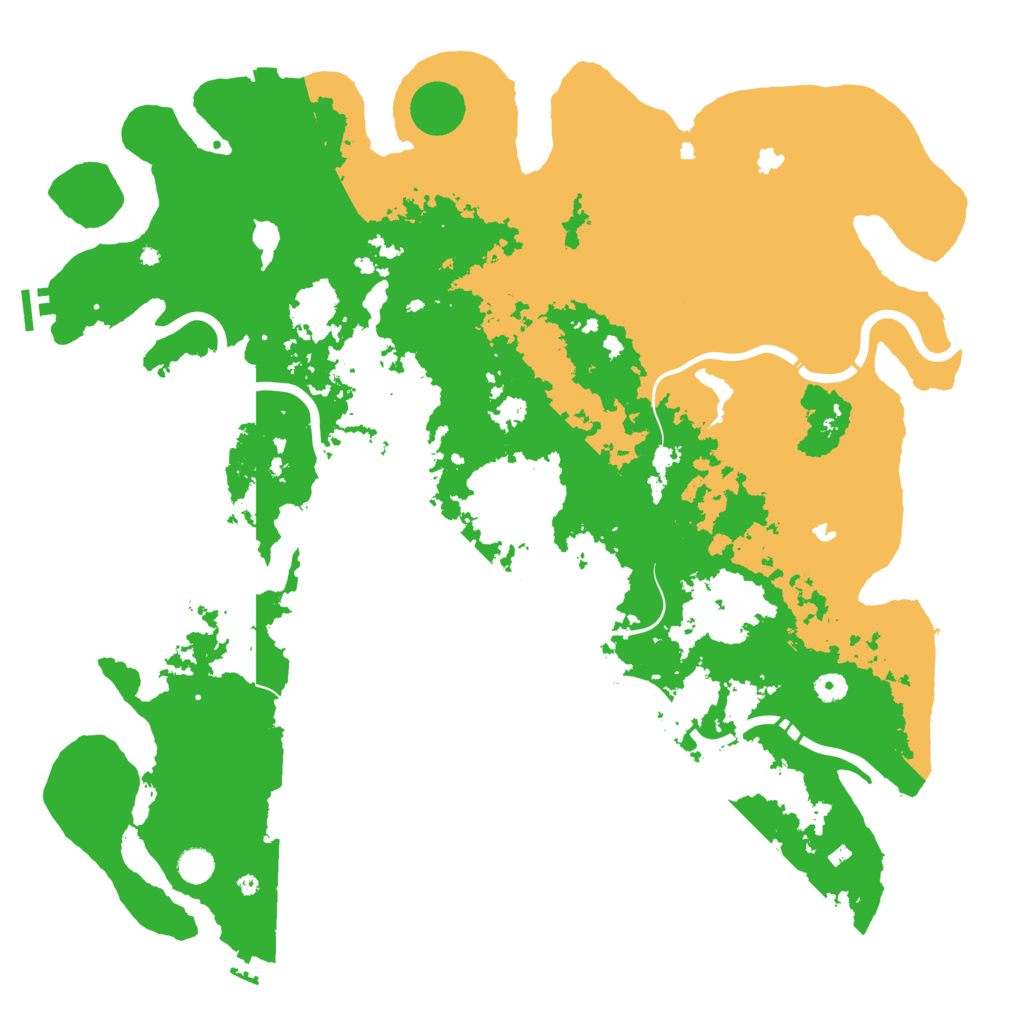 Biome Rust Map: Procedural Map, Size: 5000, Seed: 6420