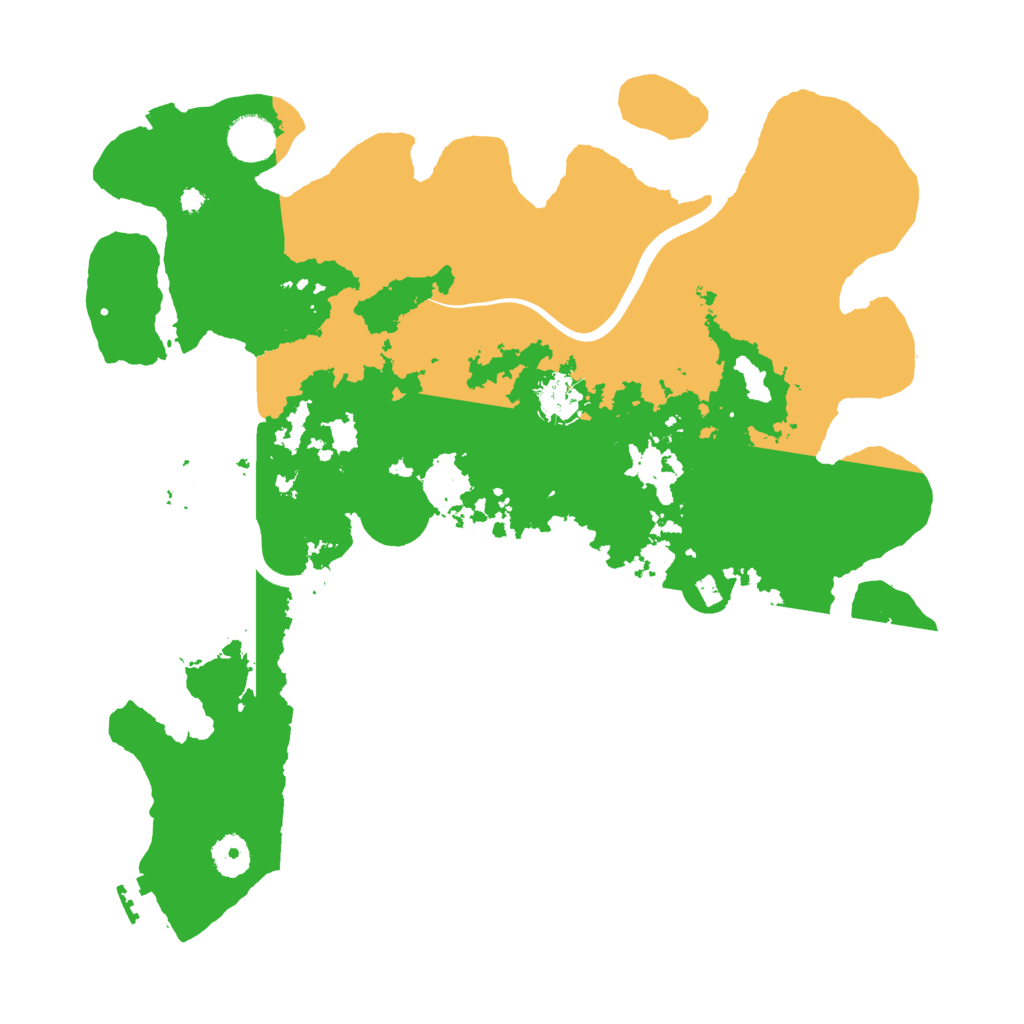 Biome Rust Map: Procedural Map, Size: 3850, Seed: 185660688