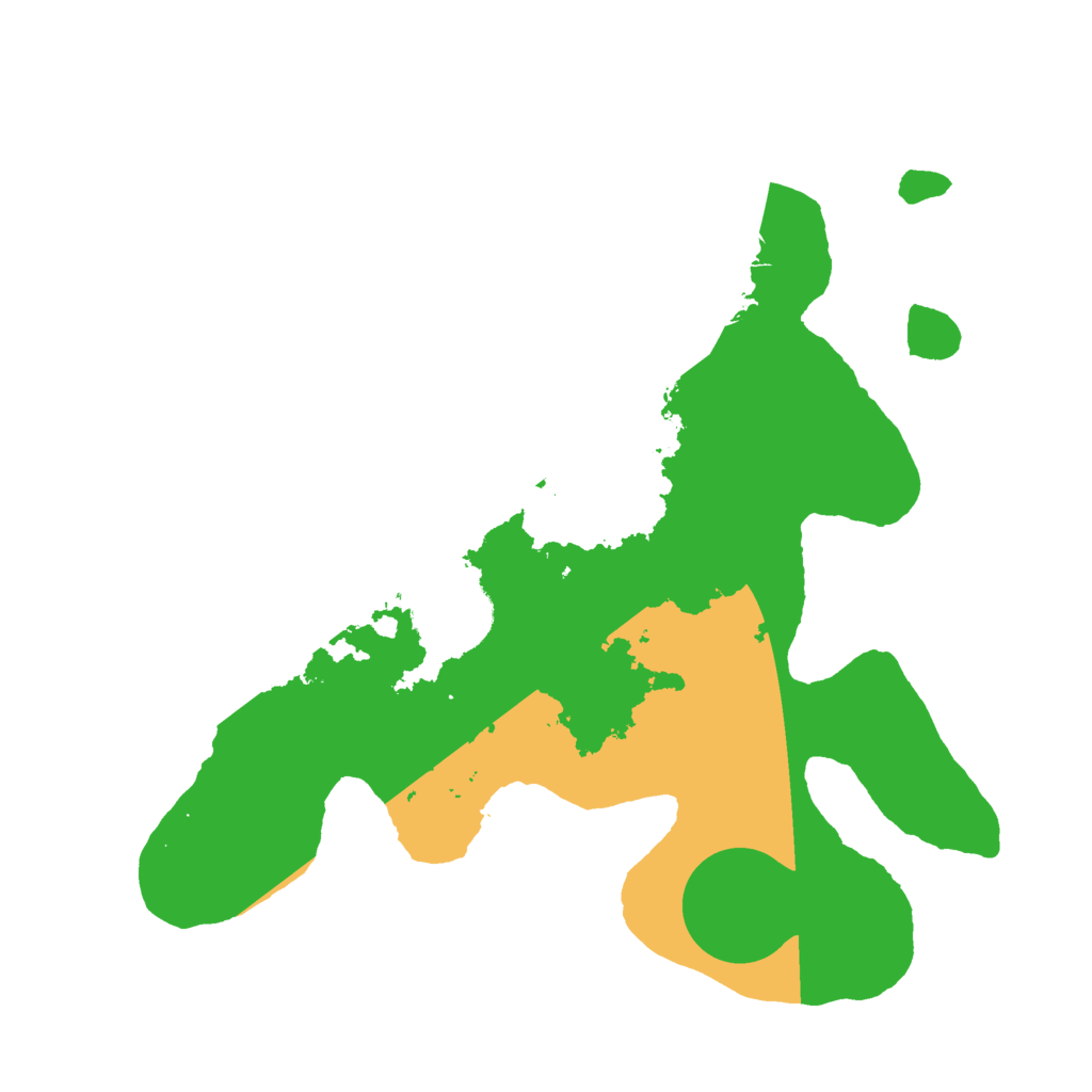 Biome Rust Map: Barren, Size: 2500, Seed: 361764133