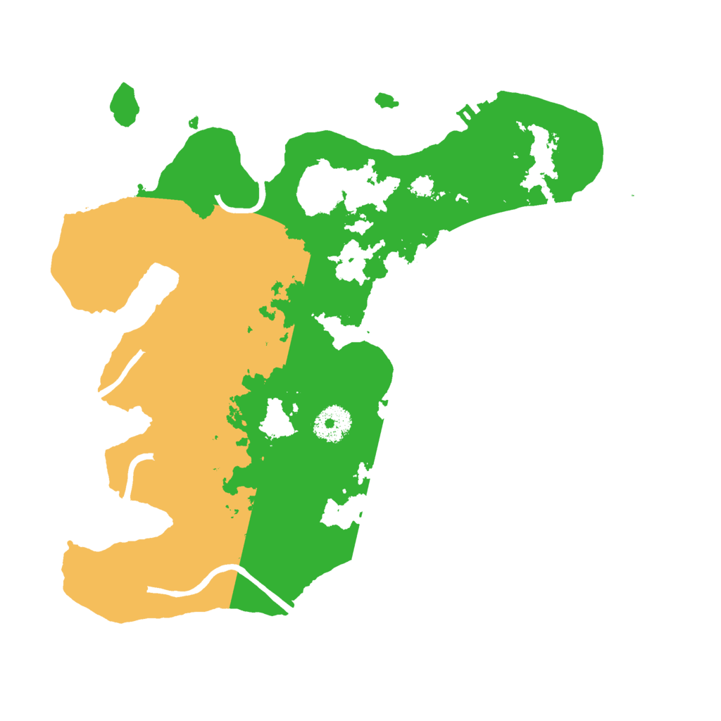 Biome Rust Map: Procedural Map, Size: 3000, Seed: 40020310