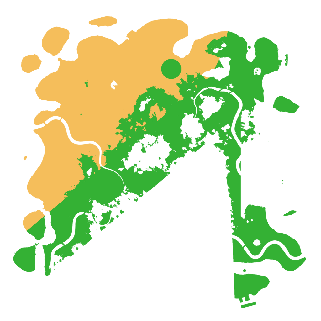 Biome Rust Map: Procedural Map, Size: 4250, Seed: 613137538