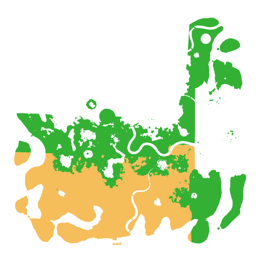 Biome Rust Map: Procedural Map, Size: 4500, Seed: 1259903352
