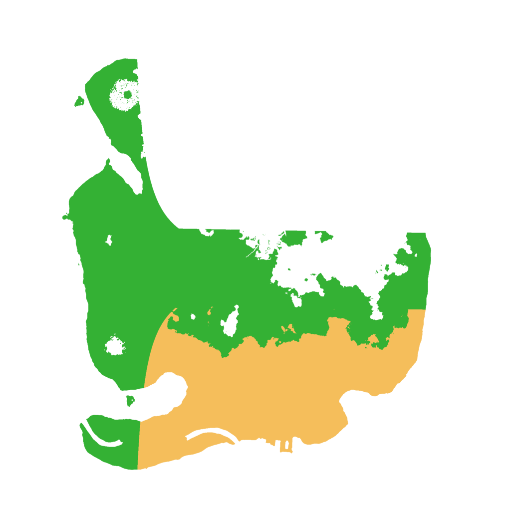 Biome Rust Map: Procedural Map, Size: 2500, Seed: 501033618