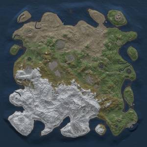 Thumbnail Rust Map: Procedural Map, Size: 4250, Seed: 647833364, 20 Monuments