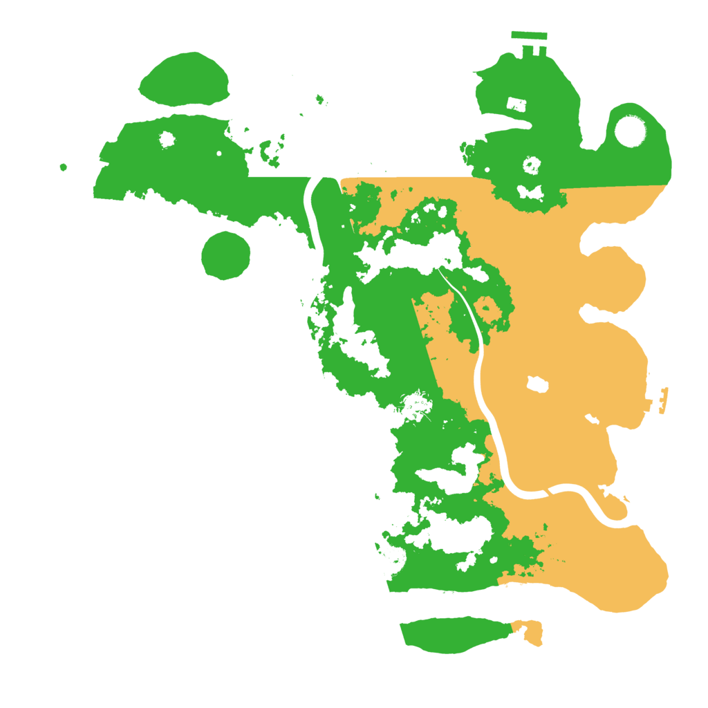 Biome Rust Map: Procedural Map, Size: 4000, Seed: 1336086505