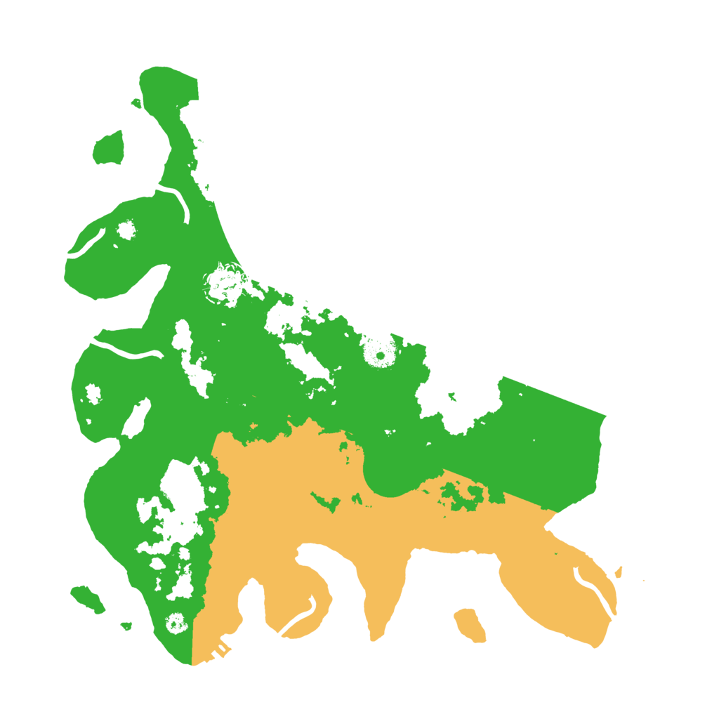 Biome Rust Map: Procedural Map, Size: 3500, Seed: 1496254688