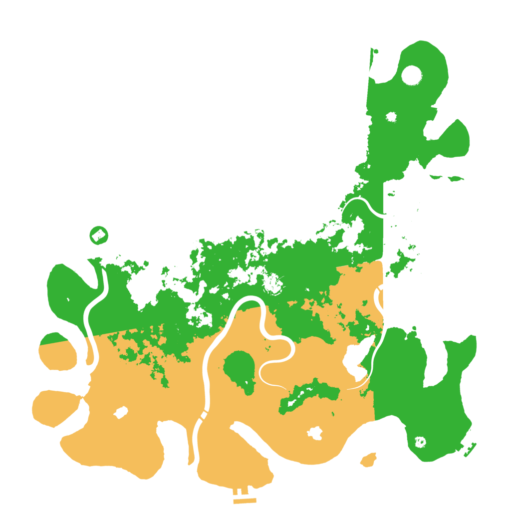 Biome Rust Map: Procedural Map, Size: 4500, Seed: 6129360