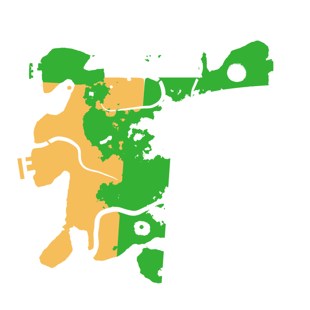 Biome Rust Map: Procedural Map, Size: 3000, Seed: 653521080