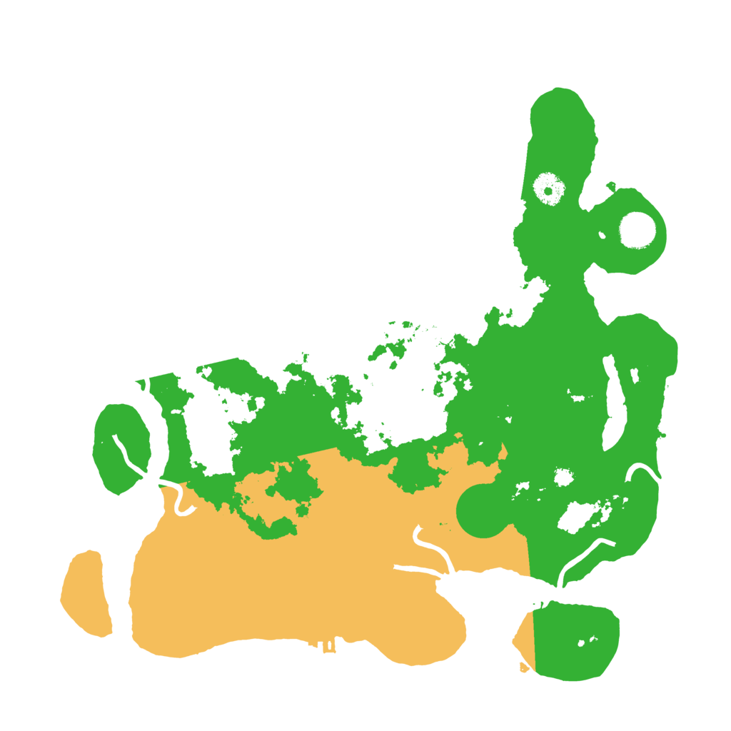 Biome Rust Map: Procedural Map, Size: 3550, Seed: 3705923