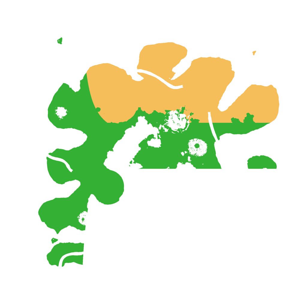 Biome Rust Map: Procedural Map, Size: 2500, Seed: 464394737