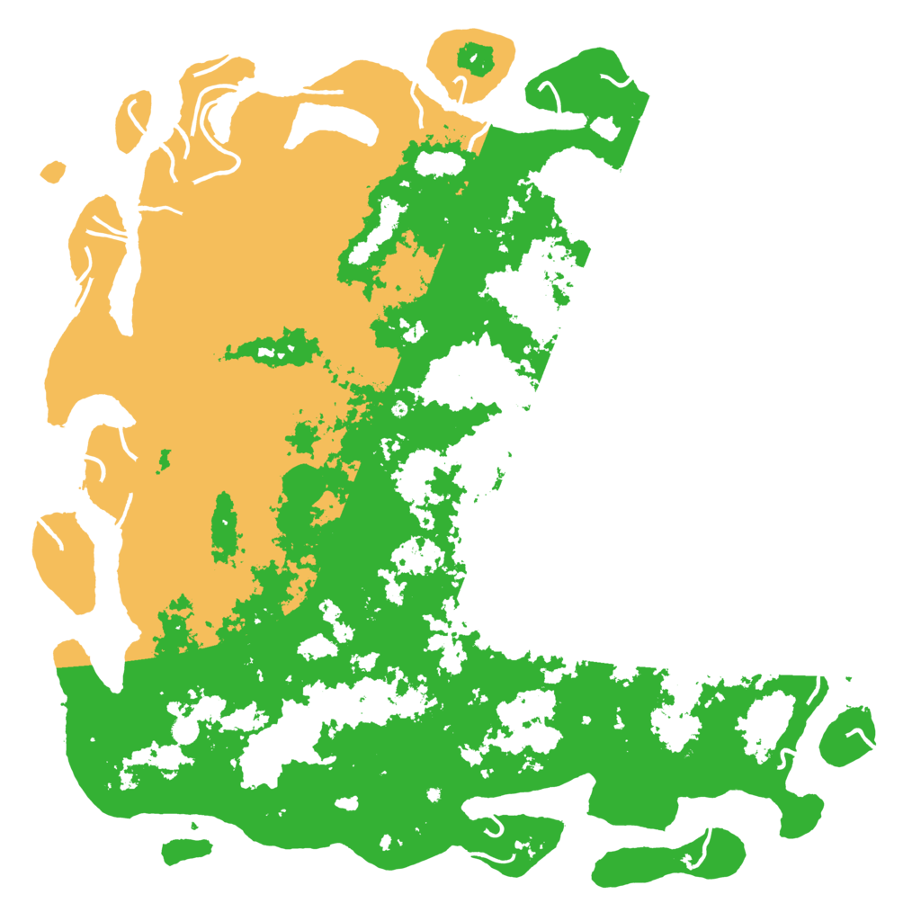 Biome Rust Map: Procedural Map, Size: 6000, Seed: 207433