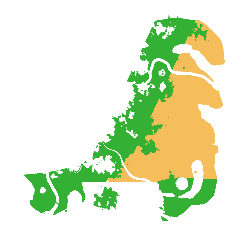 Biome Rust Map: Procedural Map, Size: 3500, Seed: 944984984