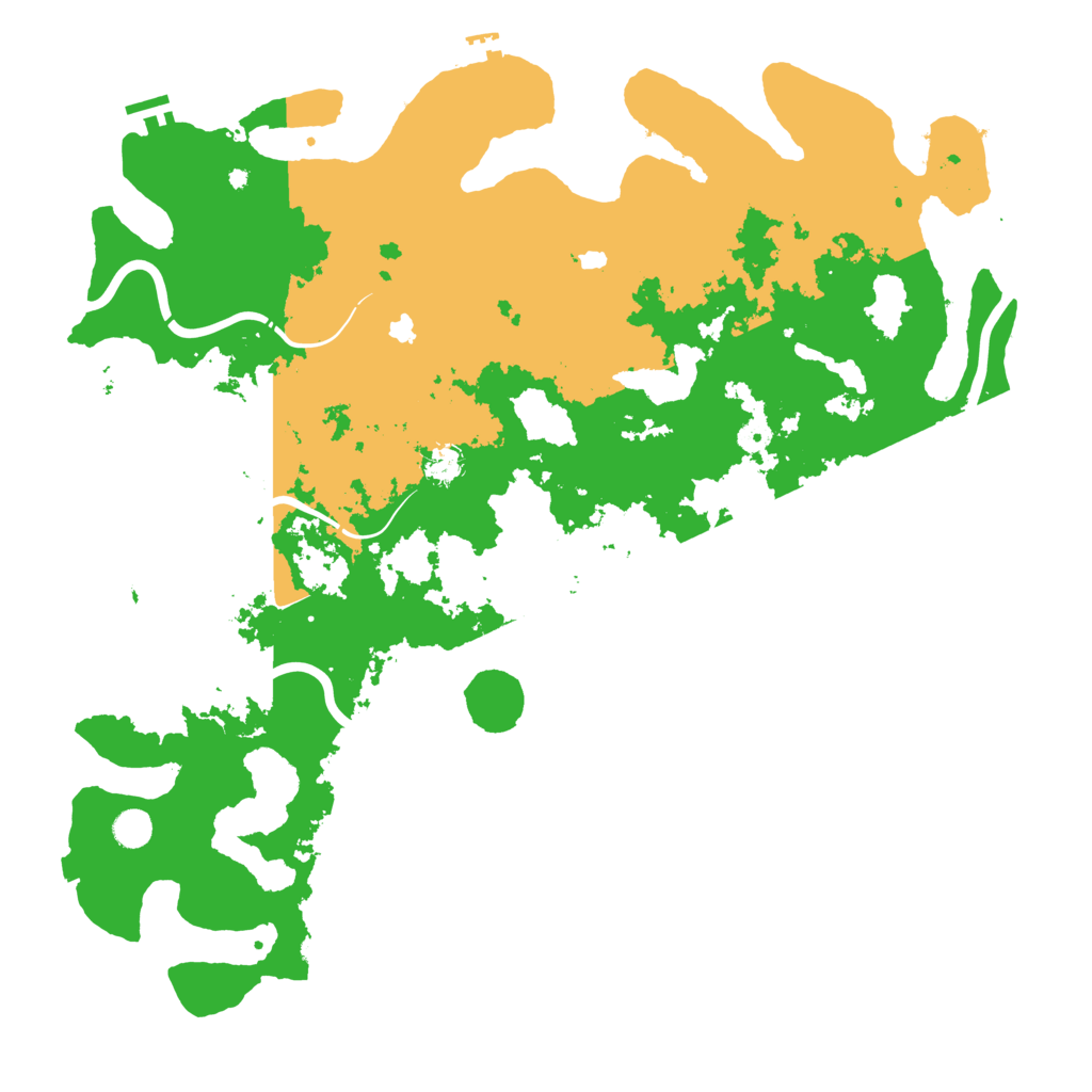 Biome Rust Map: Procedural Map, Size: 5000, Seed: 557341712