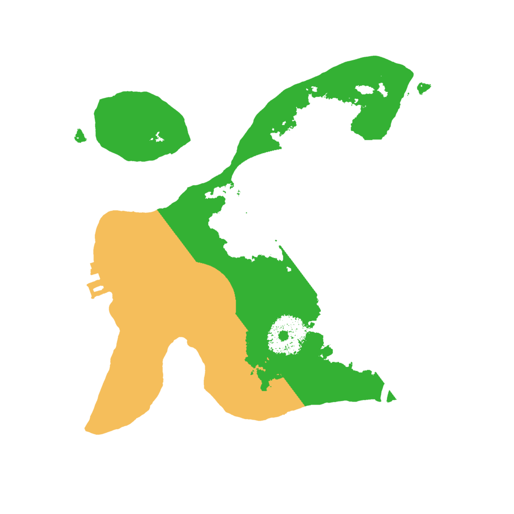 Biome Rust Map: Procedural Map, Size: 2000, Seed: 21987732