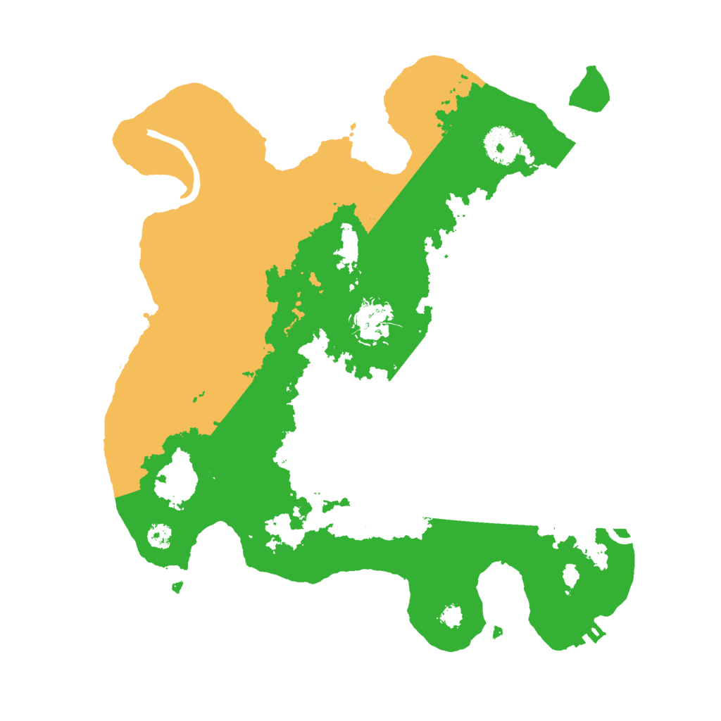 Biome Rust Map: Procedural Map, Size: 3000, Seed: 1582506633
