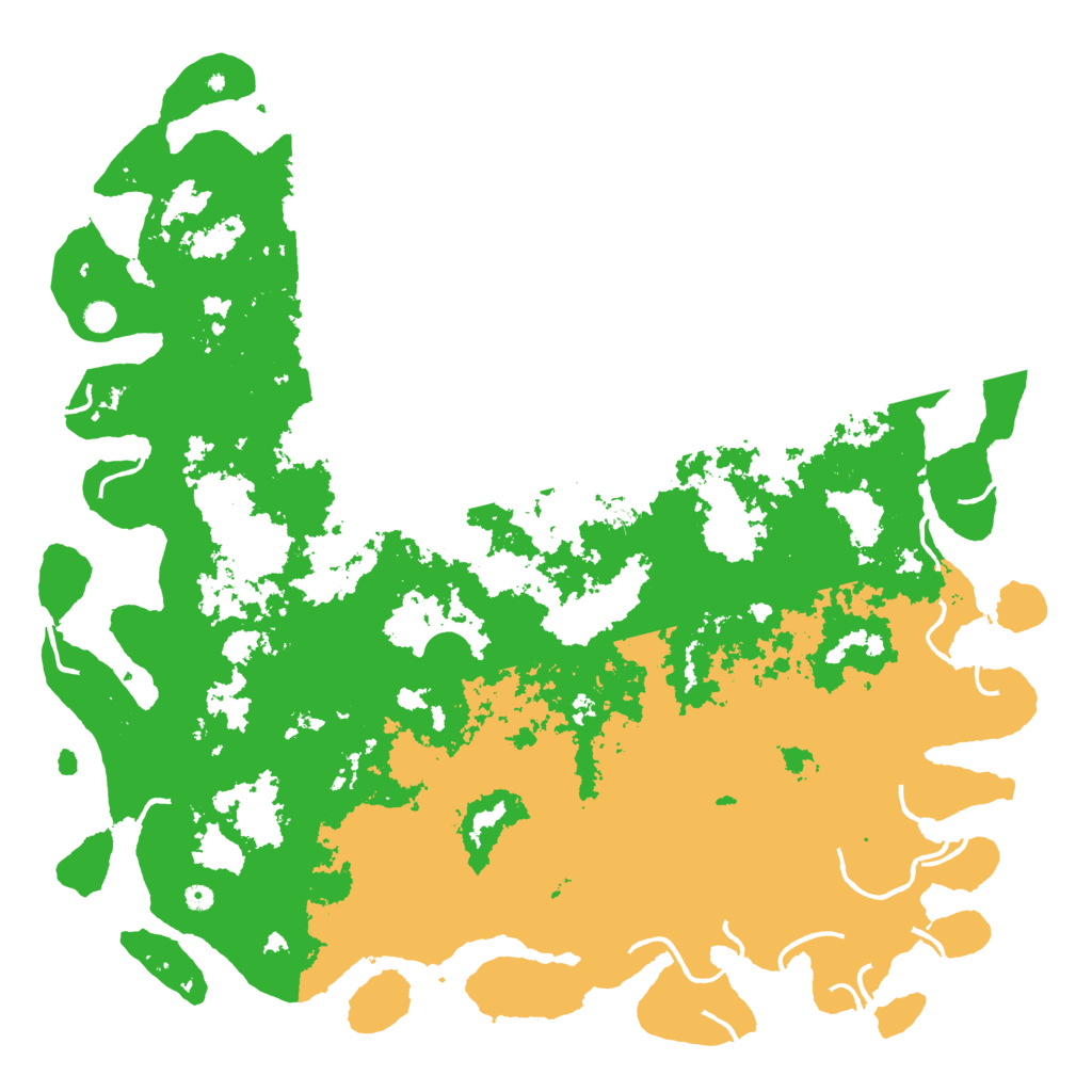 Biome Rust Map: Procedural Map, Size: 6000, Seed: 19801969