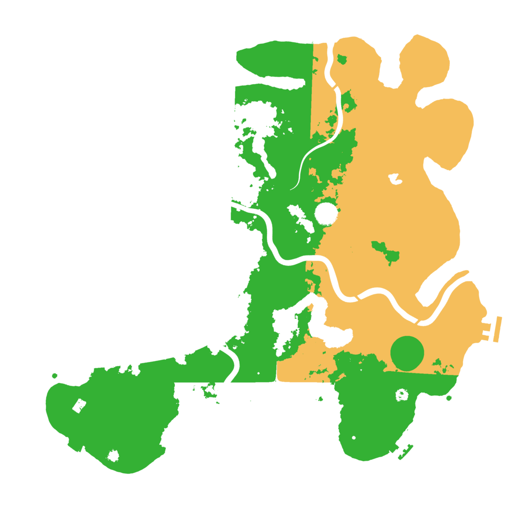 Biome Rust Map: Procedural Map, Size: 4000, Seed: 1970727506