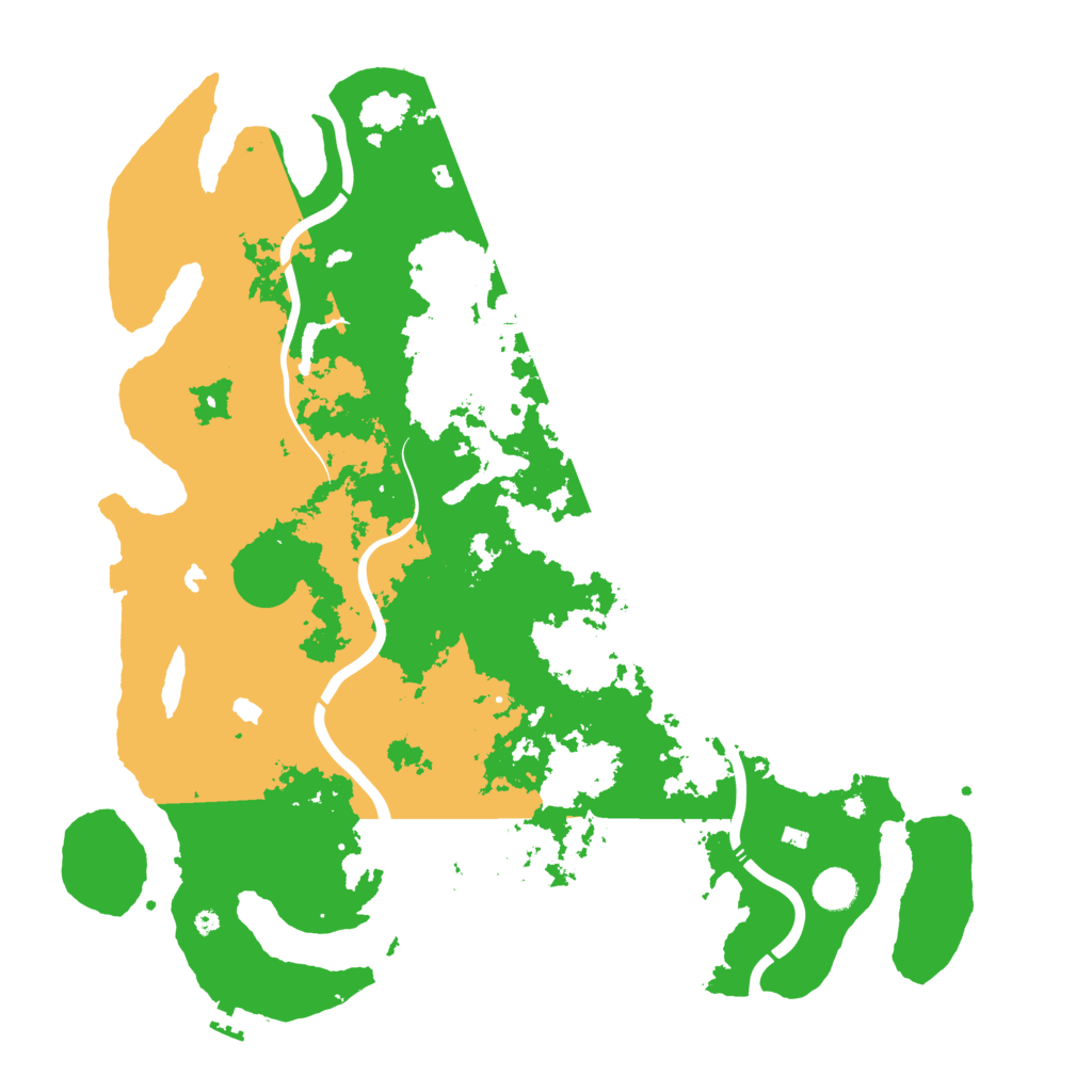 Biome Rust Map: Procedural Map, Size: 4500, Seed: 2078373815