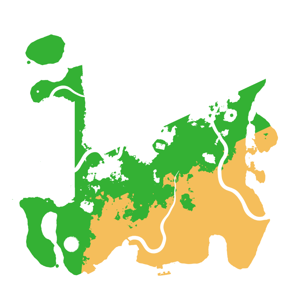 Biome Rust Map: Procedural Map, Size: 3500, Seed: 766533750