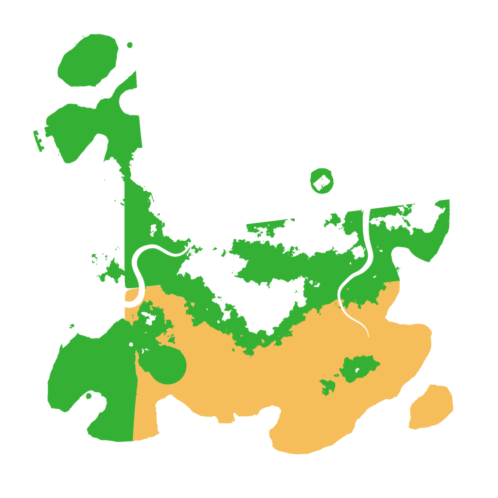 Biome Rust Map: Procedural Map, Size: 3500, Seed: 1441777717