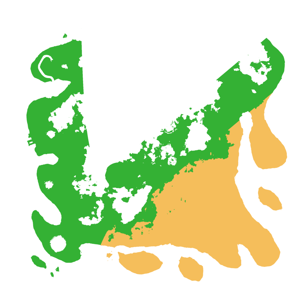 Biome Rust Map: Procedural Map, Size: 3500, Seed: 718849707