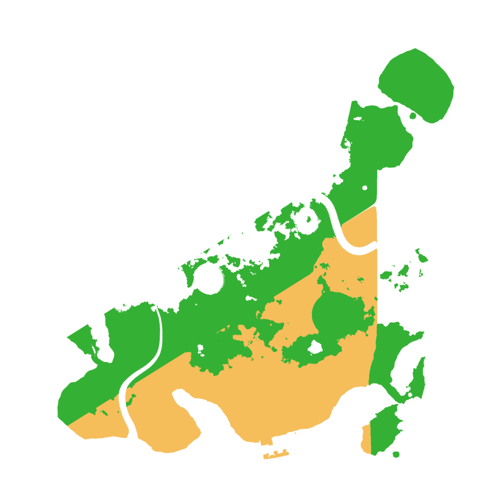Biome Rust Map: Procedural Map, Size: 3000, Seed: 451