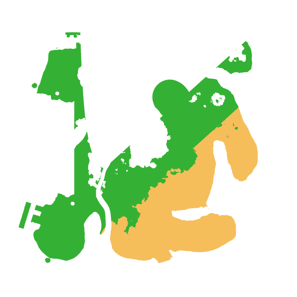 Biome Rust Map: Procedural Map, Size: 2250, Seed: 314228